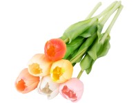 Umelé kvety, plast 400mm tulipán, mix farieb